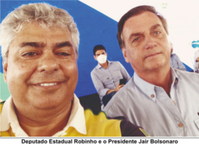  DEPUTADO ROBINHO SE ENCONTRA COM BOLSONARO EM TEIXEIRA DE FREITAS