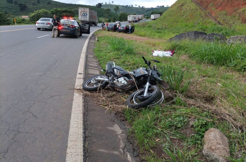  Motociclista morre em acidente na BR-116, em Santa Bárbara do Leste