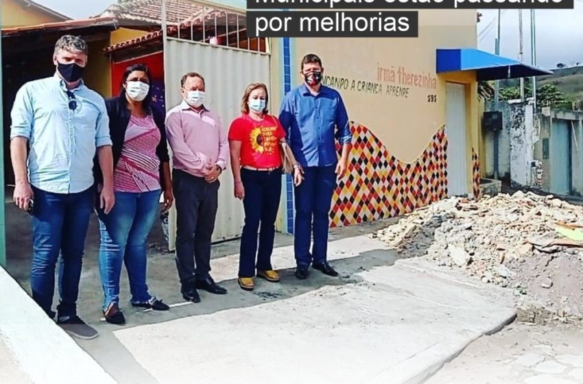  Com recursos do FUNDEB algumas escolas e creches Municipais estão passando por melhorias