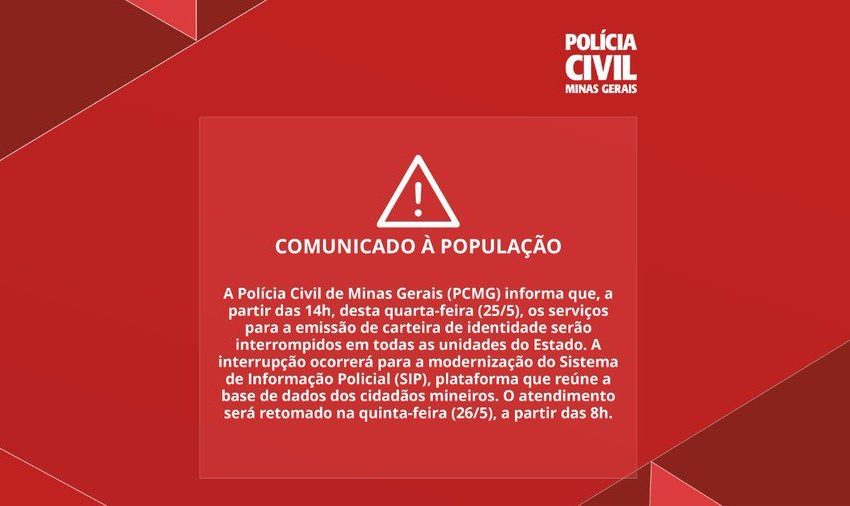  Comunicação à população Polícia Civil