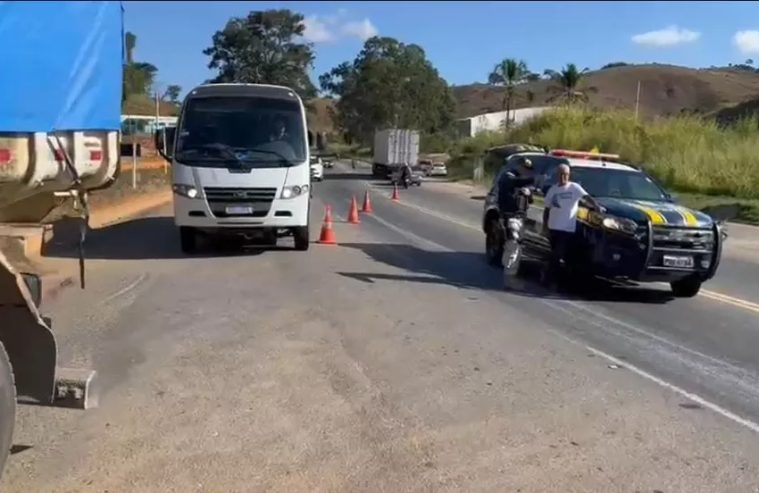  Idoso de 81 anos morre em acidente na BR-116, em Caratinga