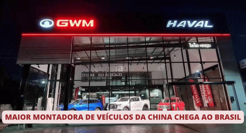  Maior montadora de veículos privada da China, a GWM chega ao Brasil com carro que faz até 28,7 km/l. Multinacional estreia com 50 lojas