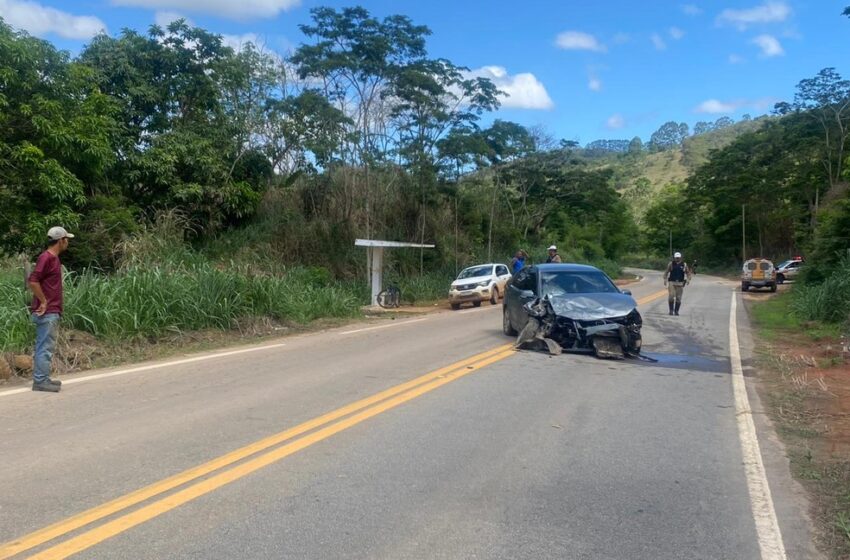  Três pessoas ficam feridas na MG-217 entre Poté e Teófilo Otoni