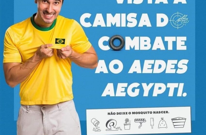  Vista a camisa do combate ao Aegypi!