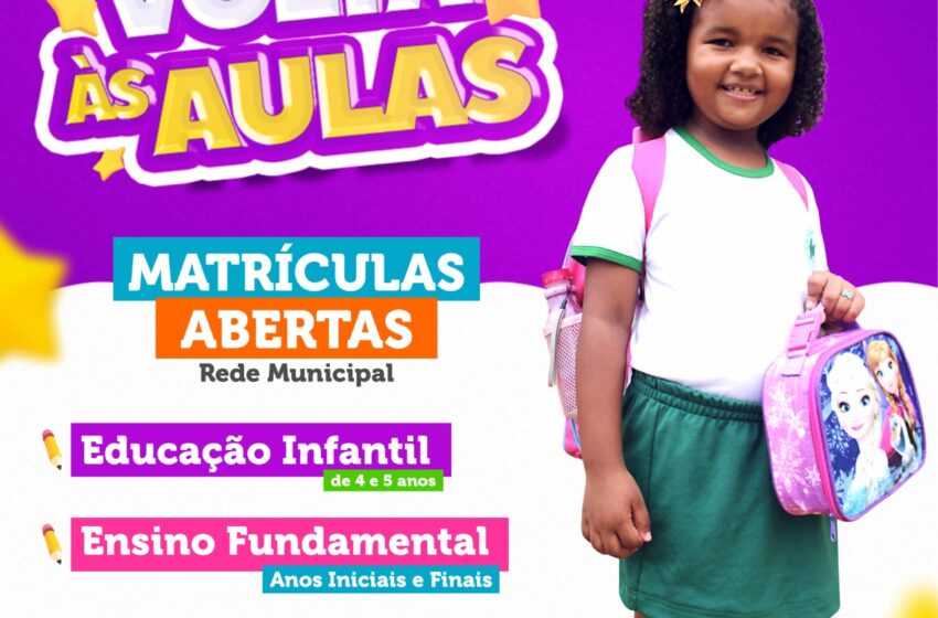  Matrícula e rematricula da rede Municipal de Nanuque MG