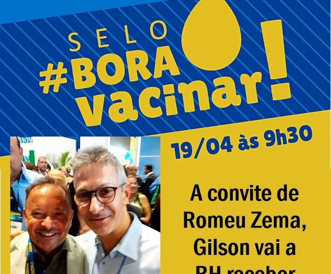  MINISTÉRIO PÚBLICO E GOVERNO DE MINAS LANÇAM SELO “BORA VACINAR”