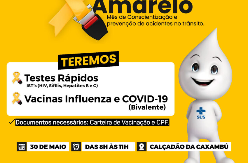  Maio Amarelo Mês de conscientização e prevenção de assidentes no trânsito