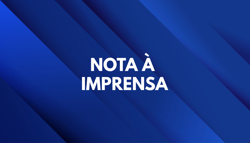  NOTA À IMPRENSA