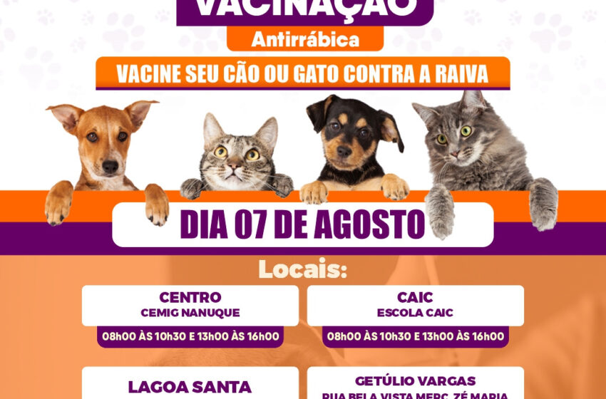  Vacinação Antirrábica