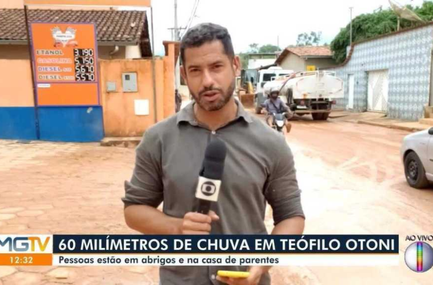  Chuva causa alagamentos, inundações e desabamentos em Teófilo Otoni