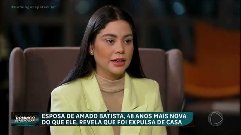  Ex-companheira de Amado Batista fala sobre fim polêmico do relacionamento