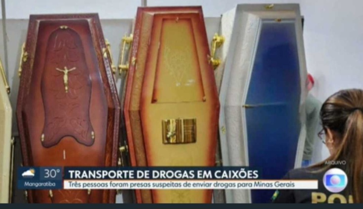  Polícia Civil do RJ prende 3 de quadrilha de MG que transportava drogas em caixões e até em cadáveres