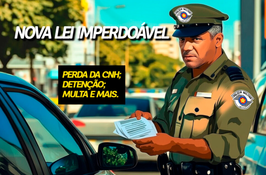  Nova lei de trânsito traz multa imperdoável, suspensão da CNH, detenção de até 20 anos e vira pesadelo dos motoristas