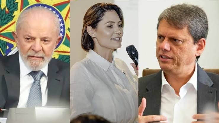  Lula empata com Michelle e Tarcísio em cenários de 2º turno para 2026, diz Paraná Pesquisas